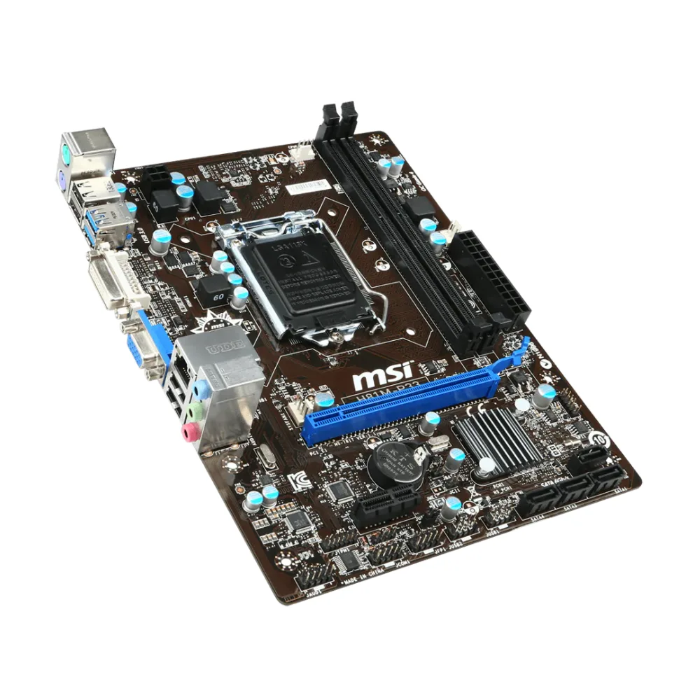 MSI Motherboard H81M-P33 DDR3 For Intel 4th Gen (Import) view 3